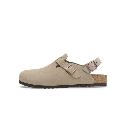 Birkenstock Mens Tokio Taupe Suede Sandals